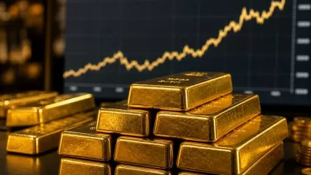 Золото достигло максимального уровня за семь недель