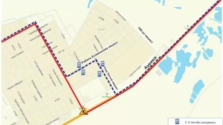 В Астане временно изменили схемы движения популярных автобусных маршрутов