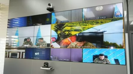 Огонь охватил сразу несколько регионов Казахстана