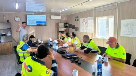 Жел электр станциясының құрылыс барысында көшпелі кеңес өтті