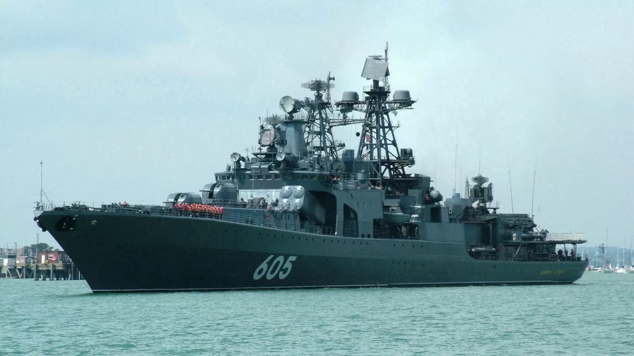 Россия перебросила к берегам Германии боевой корабль