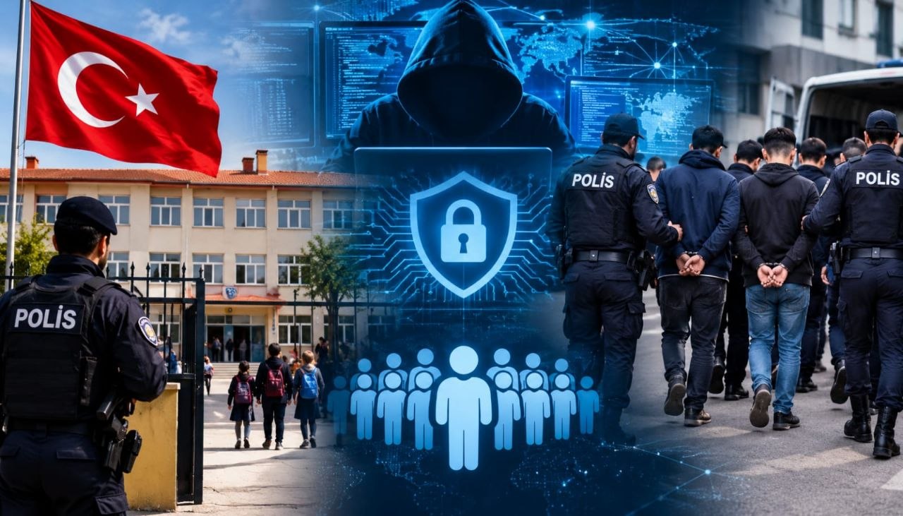 Түркияда мектептерге жасалған шабуылдардан кейін кибероперация барысында 3,8 мың адам ұсталды