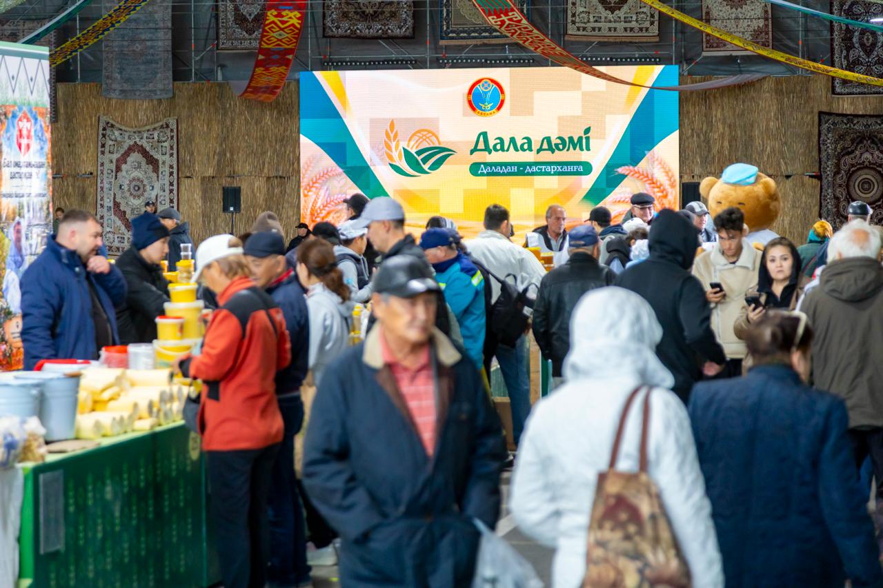 "Дала дәмі" жәрмеңкелеріне шығарылған ауылшаруашылық өнім көлемі 3 жарым мың тоннаға дейін ұлғайды
