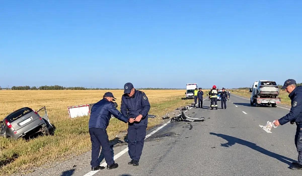 Қостанай облысында екі көлік бетпе-бет соғылып, 1 адам көз жұмды