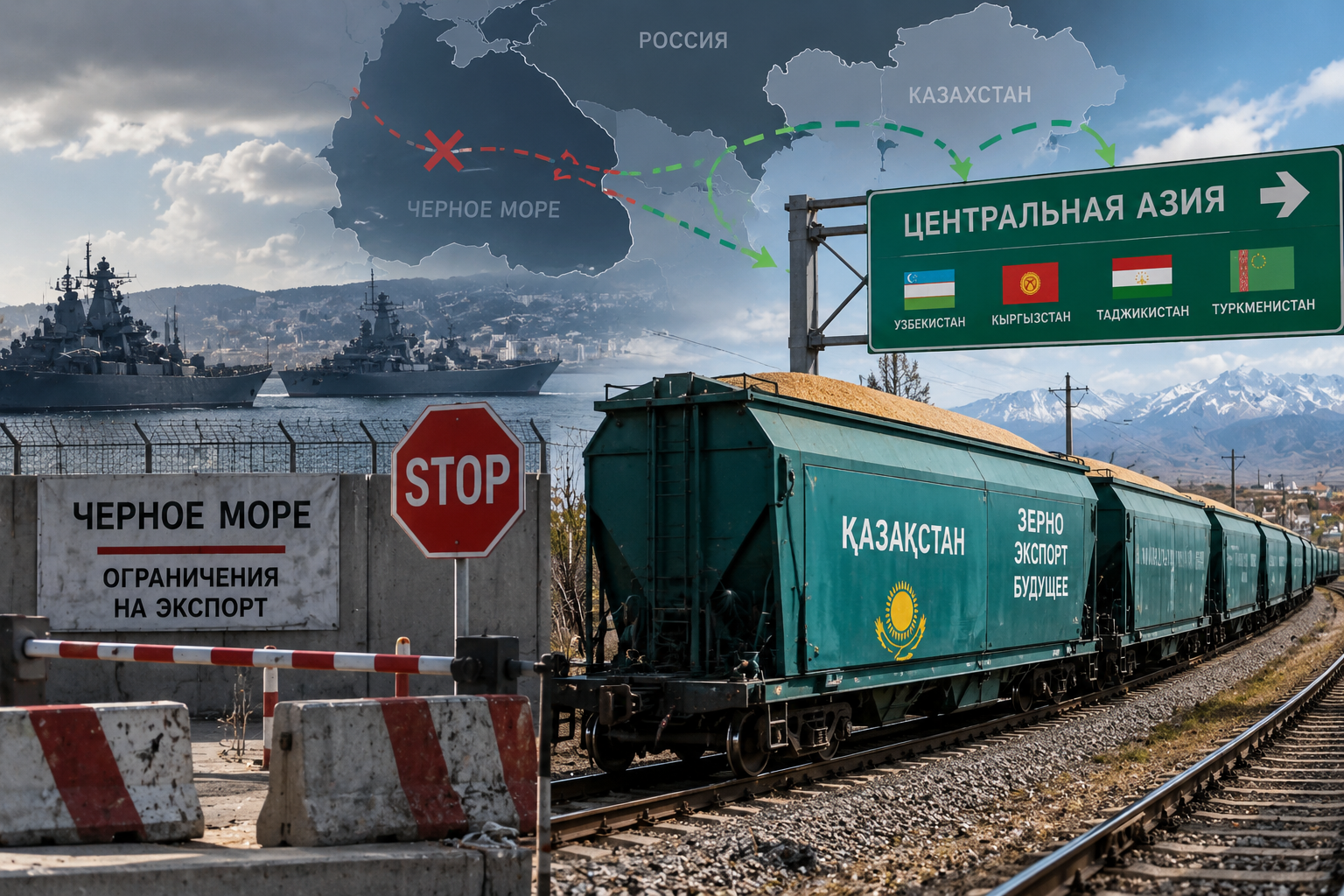 Российское зерно угрожает рынкам Казахстана: первая реакция Астаны