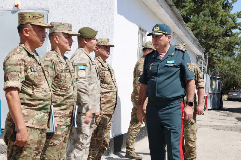 Ұлттық ұланның Бас қолбасшысы Жетісудағы әскери бөлімді тексерді