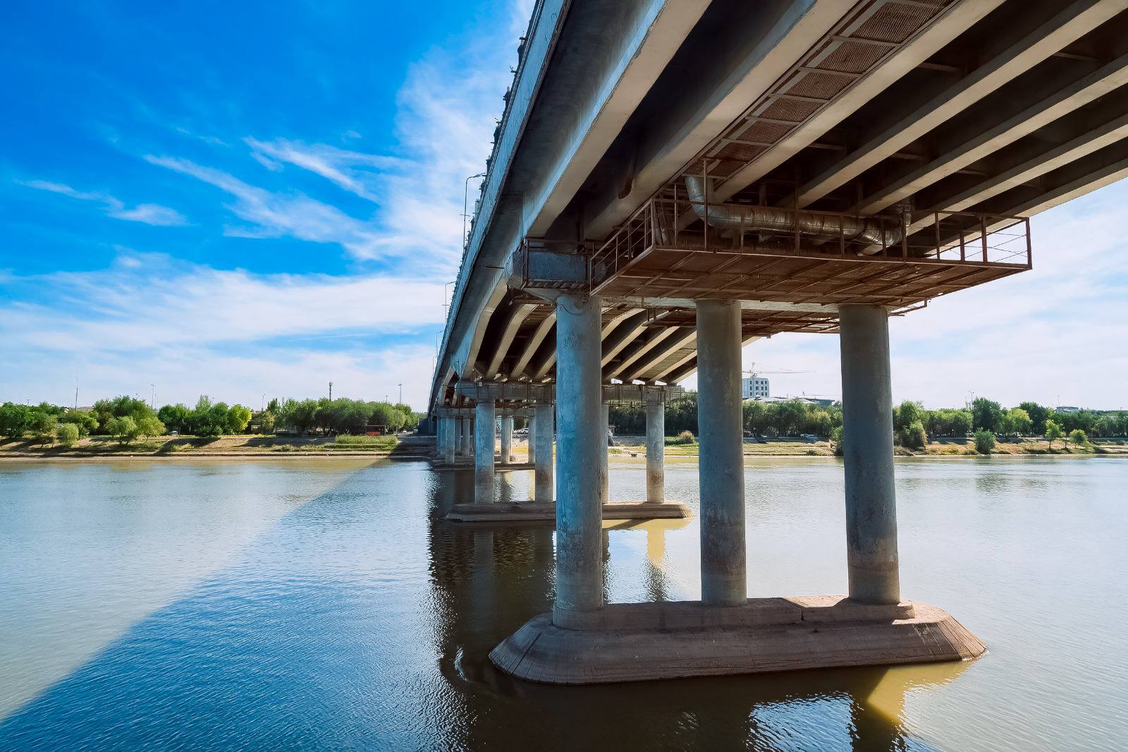 Атыраудағы Орталық көпірдің техникалық жағдайы тексеріледі