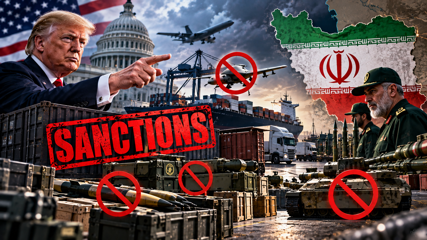 США ударили по сети поставок оружия Ирану: под санкции попали 13 лиц и компаний  