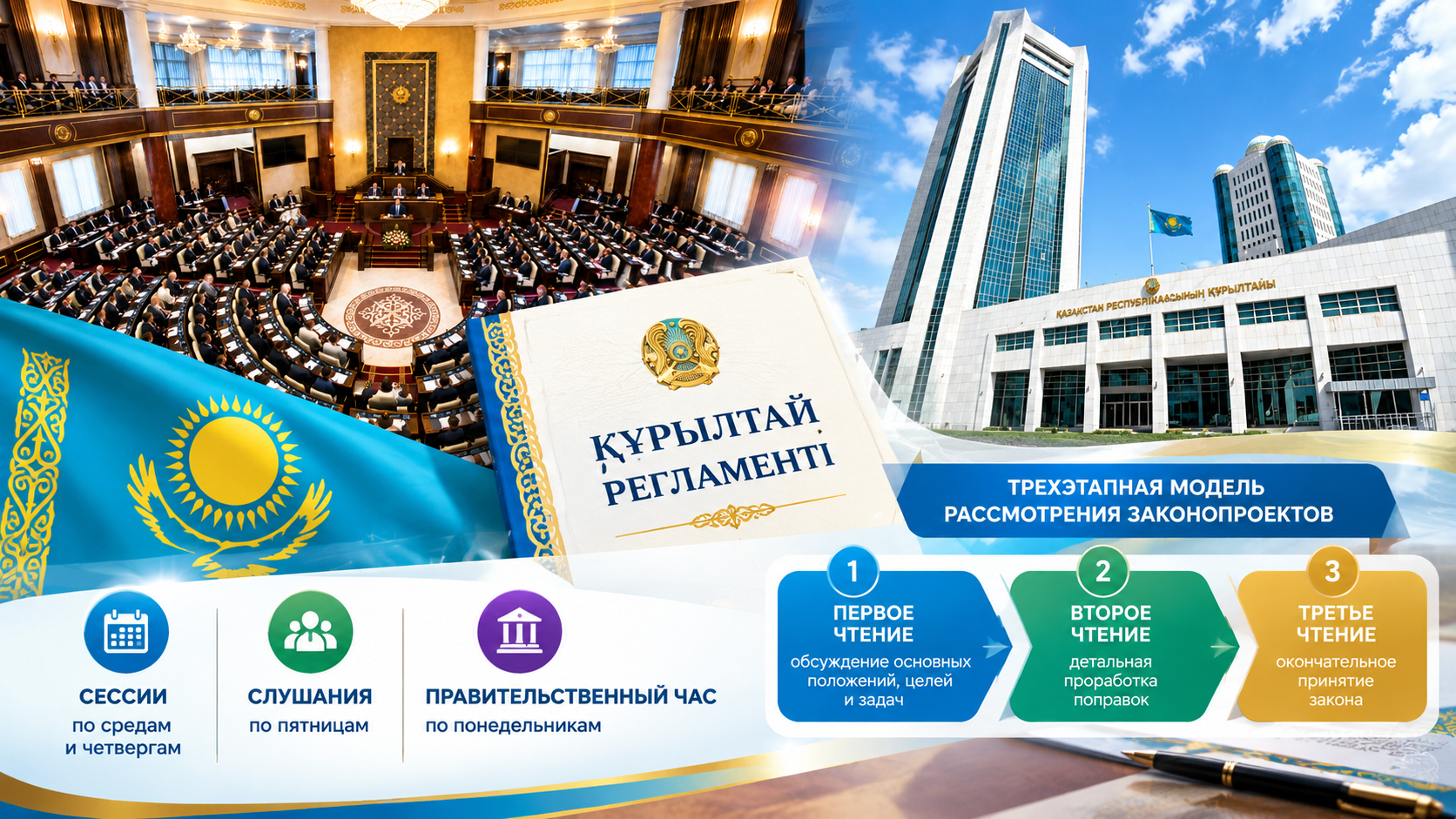 Как теперь будут принимать законы в Казахстане  