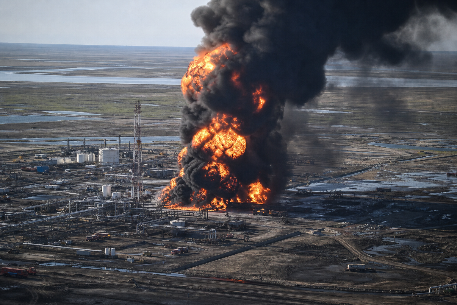 Разрыв трубопровода на месторождении "Газпрома": есть погибший и пострадавшие   