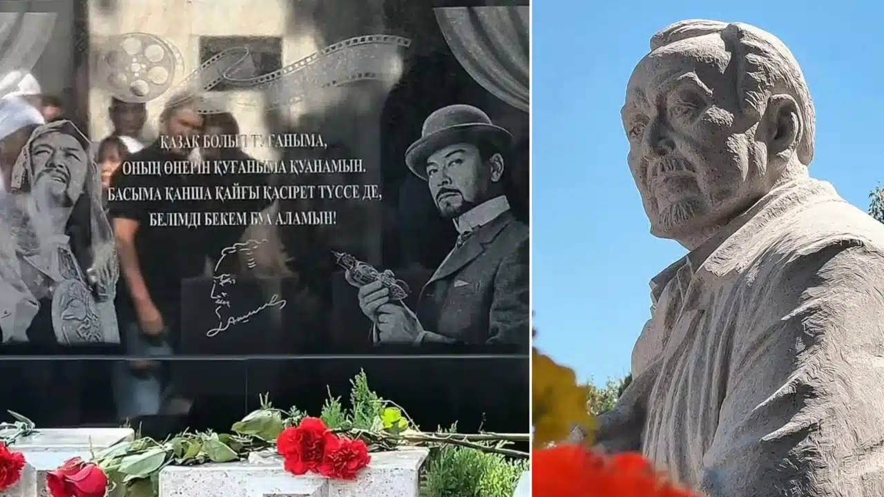 Алматыда Асанәлі Әшімовтің бейітіне ескерткіш орнатылды