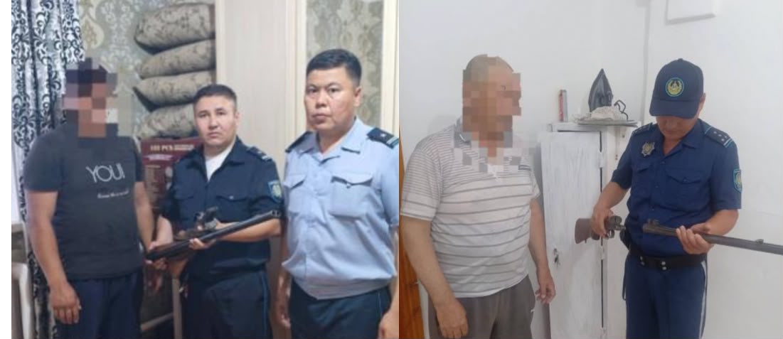 Қызылорда облысында қаруға қатысты 29 құқық бұзушылық анықталды