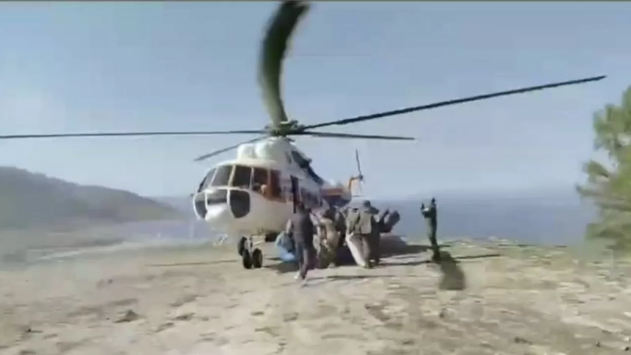 Природный пожар тушат в ВКО 
