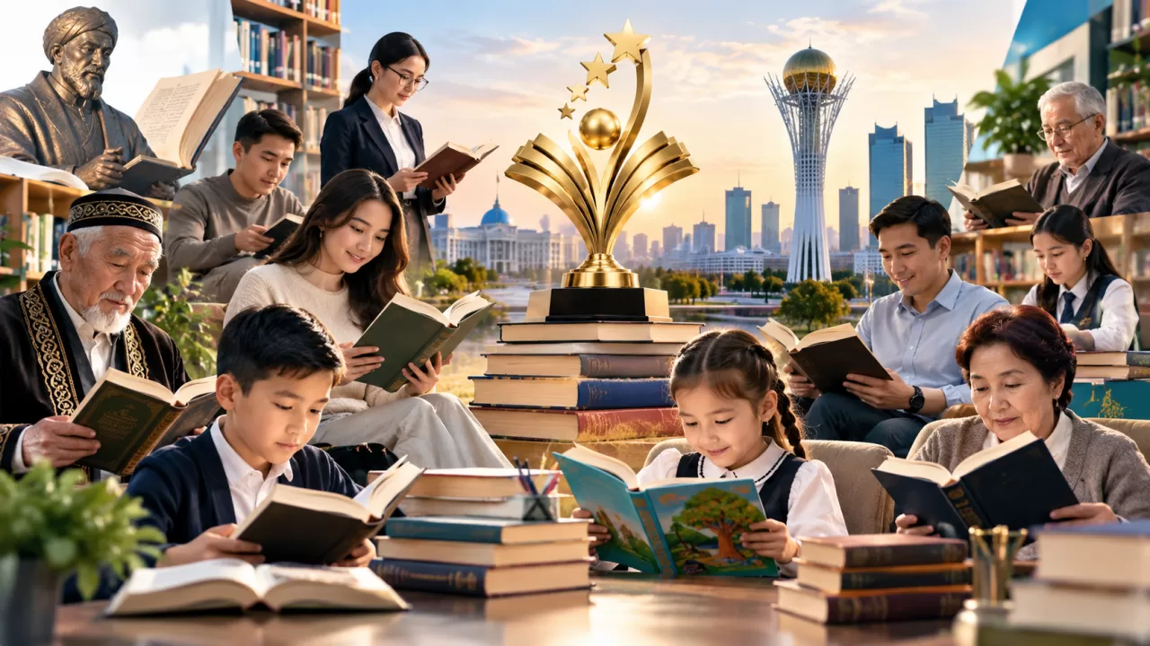 Прочитать 15 книг и побороться за 10 млн тенге хотят уже свыше миллиона казахстанцев 