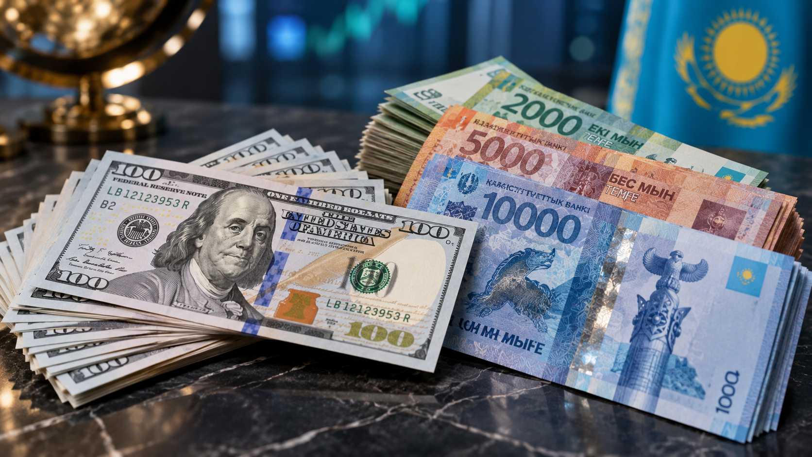 Доллар вновь приблизился к отметке 450 тенге  