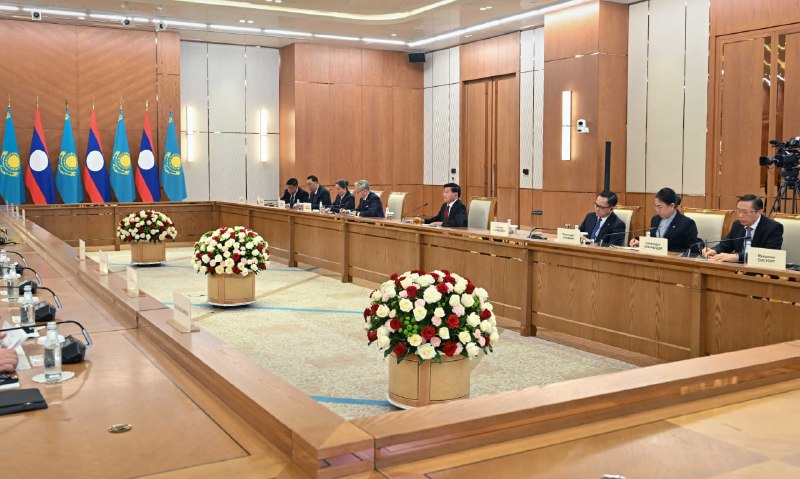 Токаев и Сисулит обсудили перспективы сотрудничества Казахстана и Лаоса