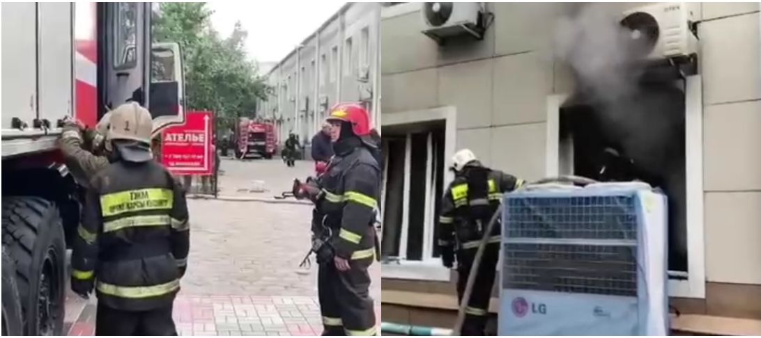 Павлодарда сауда ғимаратындағы өрт сөндірілді