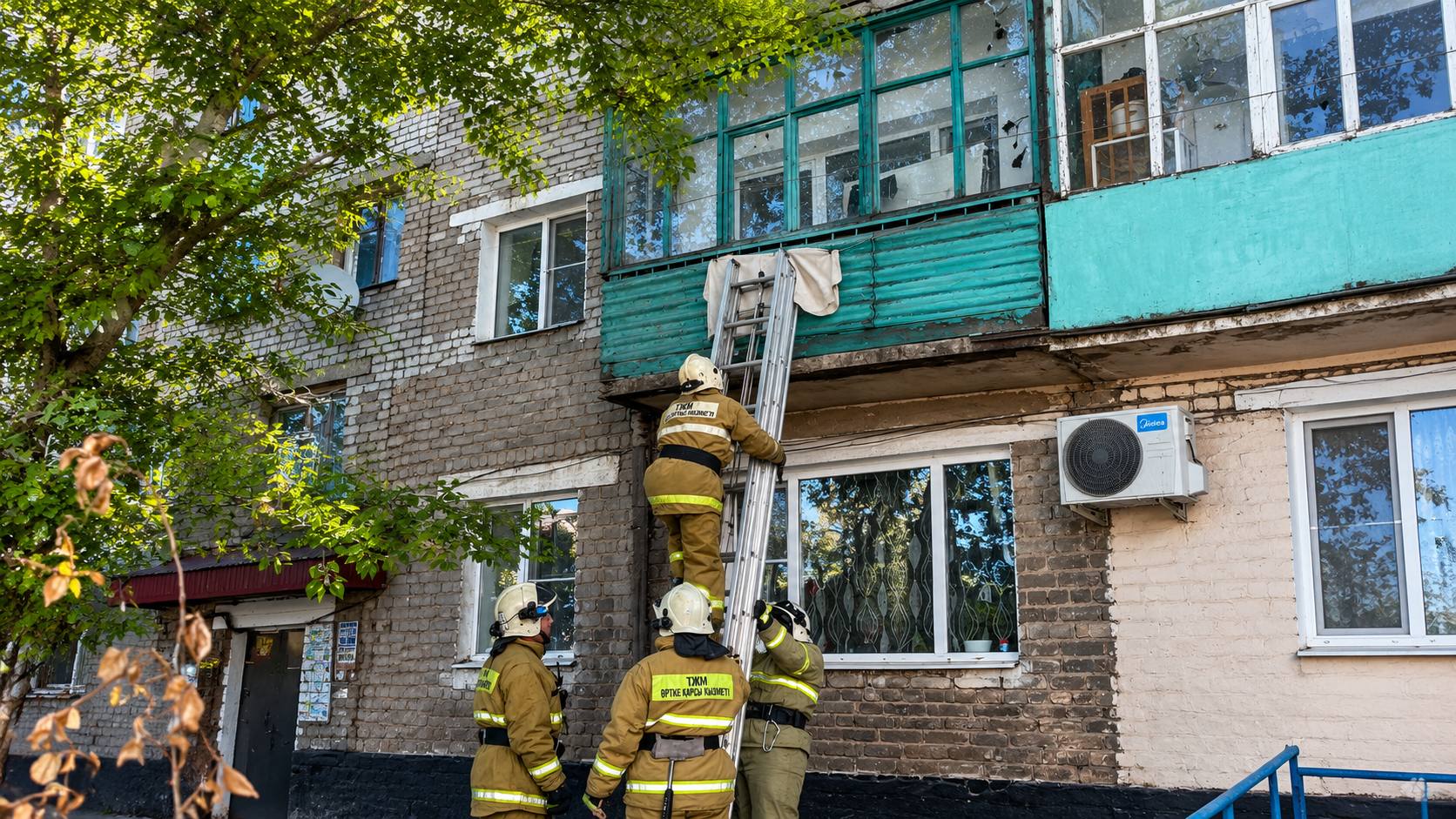 Атбасарда құлыптаулы пәтерде қалған зейнеткер құтқарылды