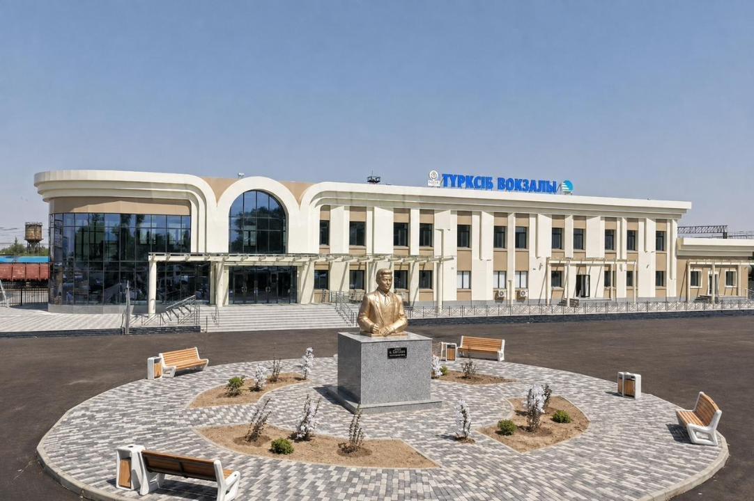 Жамбыл облысында ғасырлық тарихы бар вокзал жаңарды