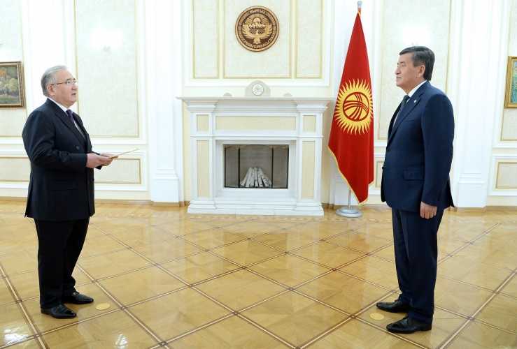  Қазақстан елшісі Қырғызстан Президентіне сенім грамоталарын тапсырды