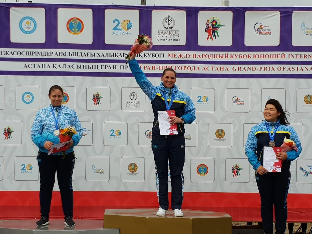Казахстанка стала лучшей на Гран-при Астаны по стендовой стрельбе 