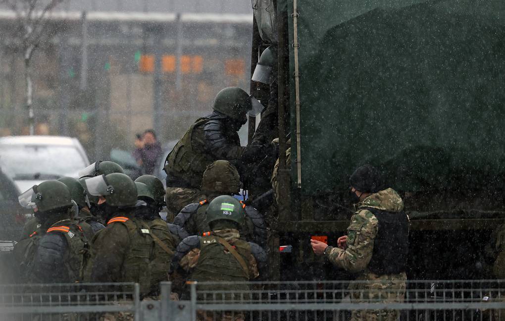 Акция протеста завершилась в Минске