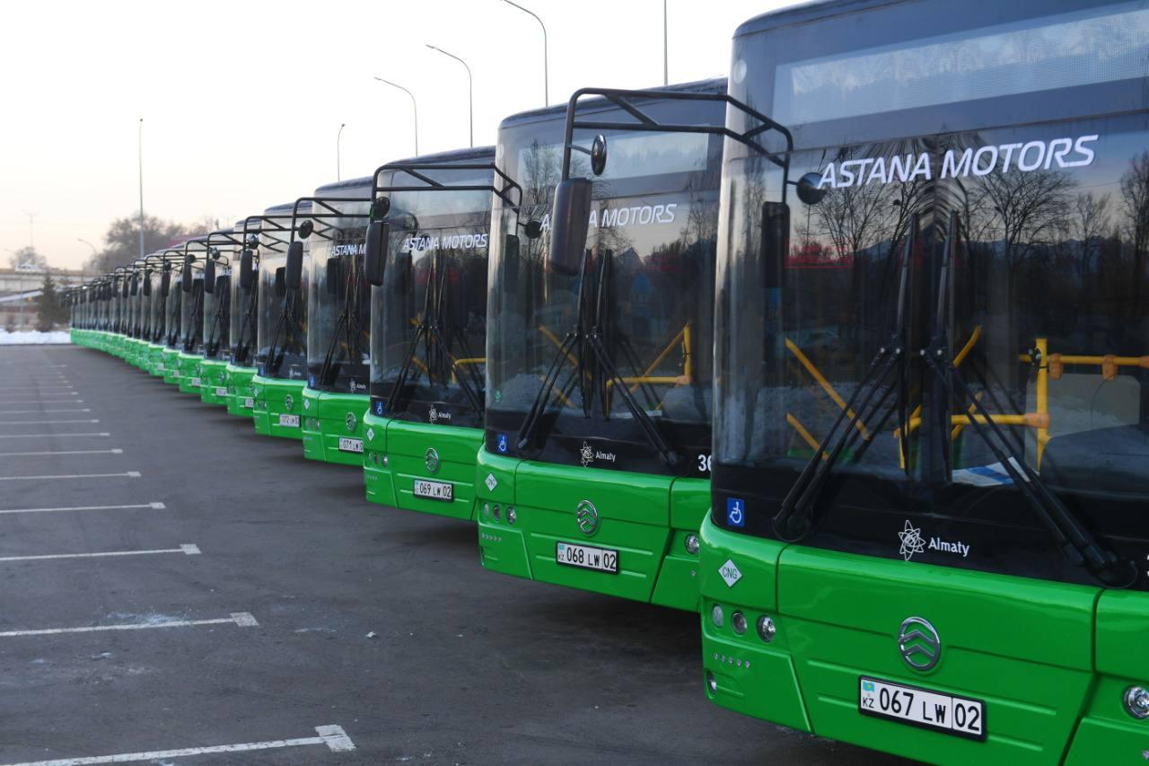 Алматыға 200-ден аса жаңа автобус жеткізілмек