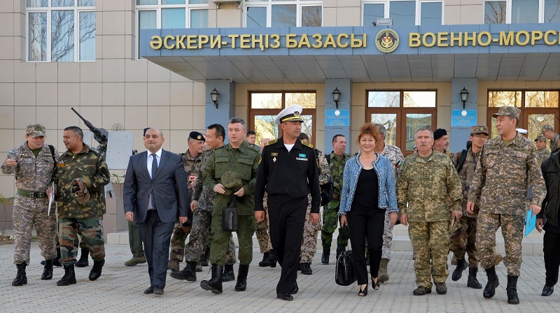Представители стран – членов СВМДА побывали на военно-морской базе в Актау  