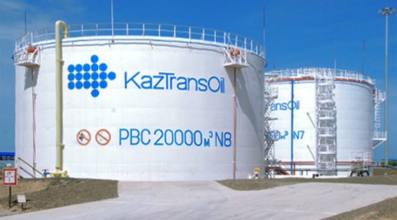 "КазТрансОйл" увеличил объем транспортировки нефти на НПЗ РК на 6,5%