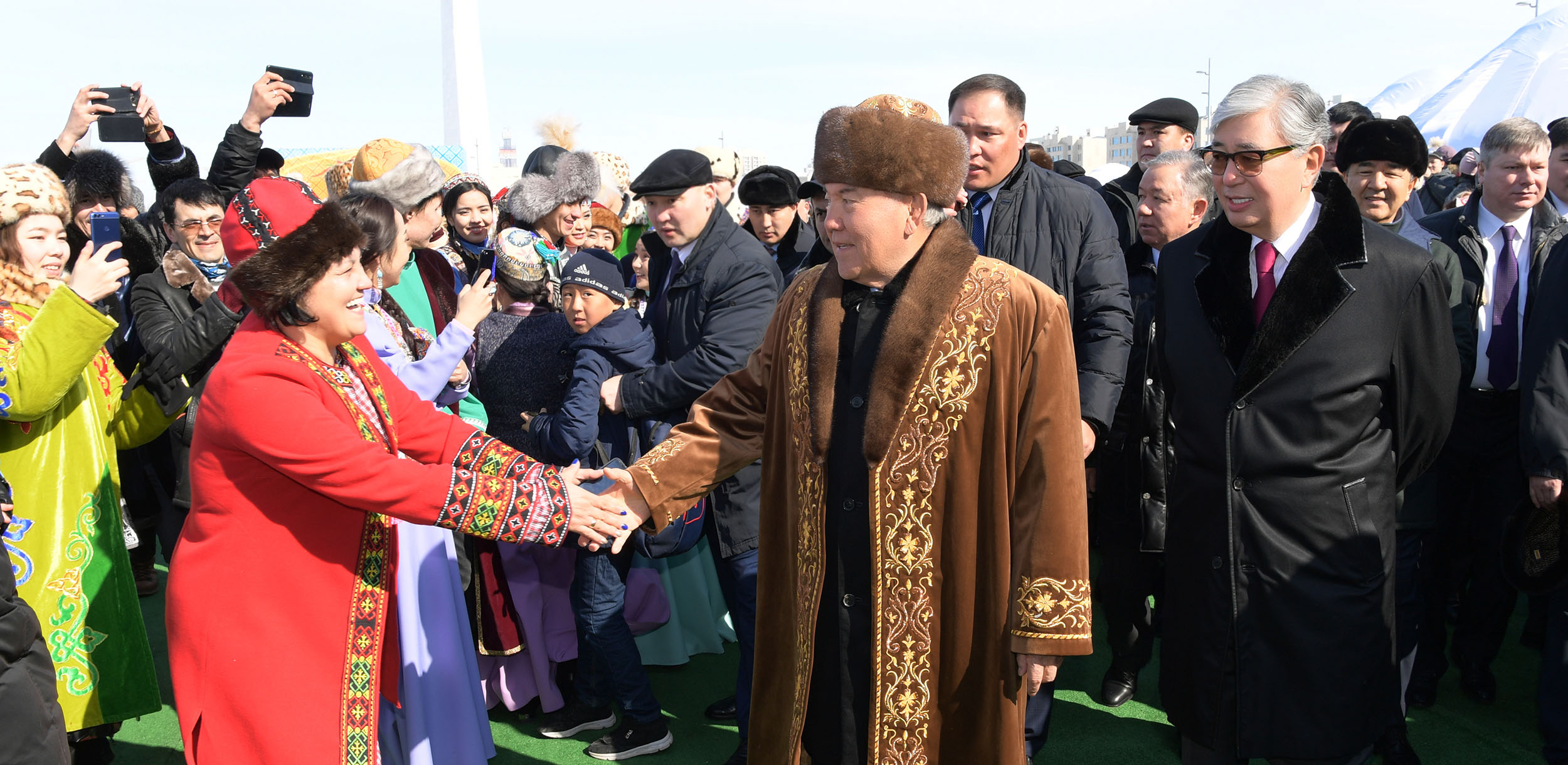 Нурсултан Назарбаев и Касым-Жомарт Токаев отпраздновали Наурыз мейрамы