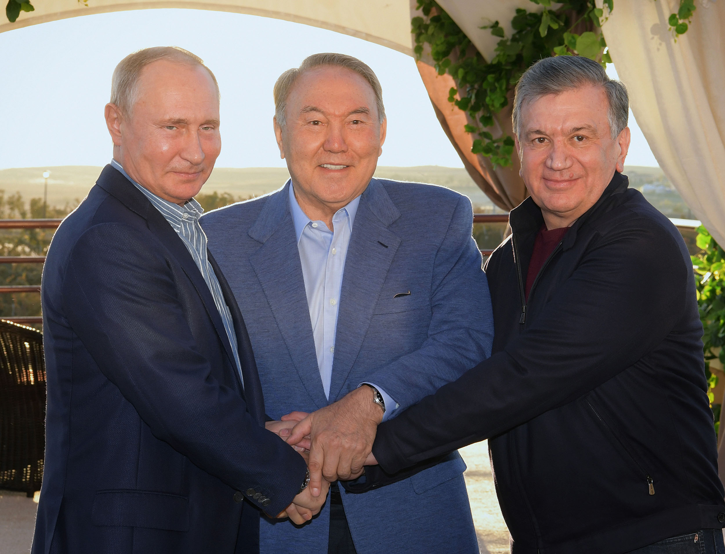 Президенты Казахстана, России и Узбекистана обсудили вопросы сотрудничества