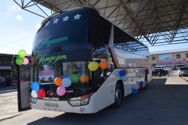 Түркістан-Самарқан халықаралық автобус бағыты ашылды