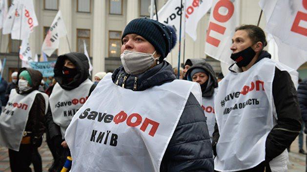 Киевтегі кәсіпкерлер карантинге қарсы ереуілге шықты