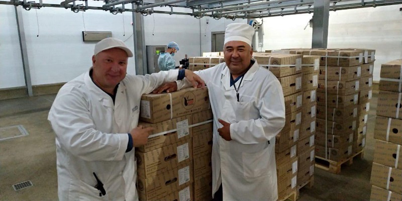 Первая партия замороженной говядины экспортирована из Актюбинской области в КНР