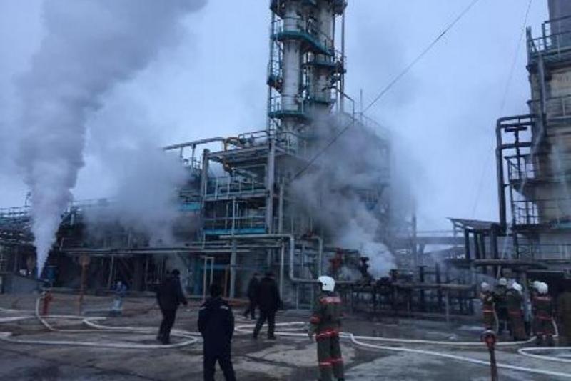 Жамбыл облысында газ өңдеу зауытында жарылыс болды