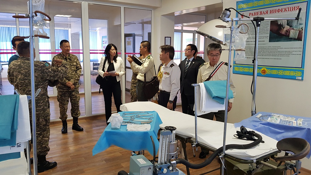 Представители военно-медицинских служб Казахстана и Японии обменялись опытом работы 