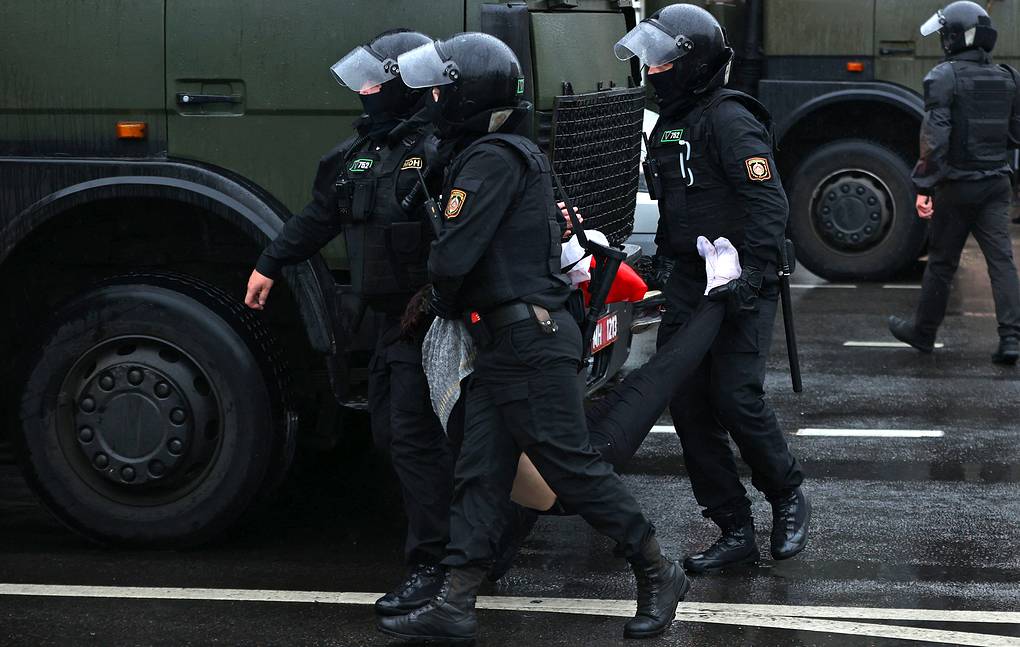 В Белоруссии 17 октября задержали 58 человек за участие в массовых протестах
