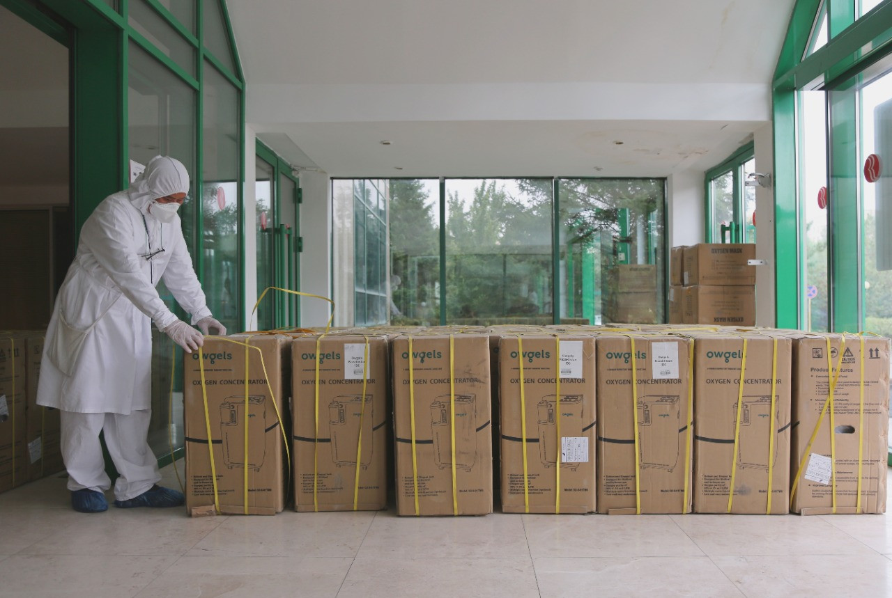 #Вирусдобра: в больницы Мангистауской области доставлены кислородные концентраторы