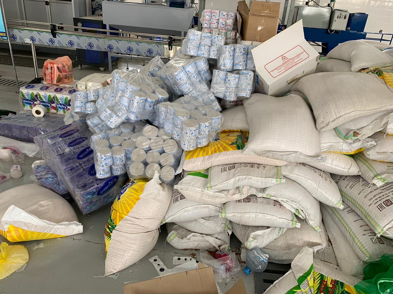 Объем гуманитарной помощи, доставленной в Арысь, достиг 270 тонн
