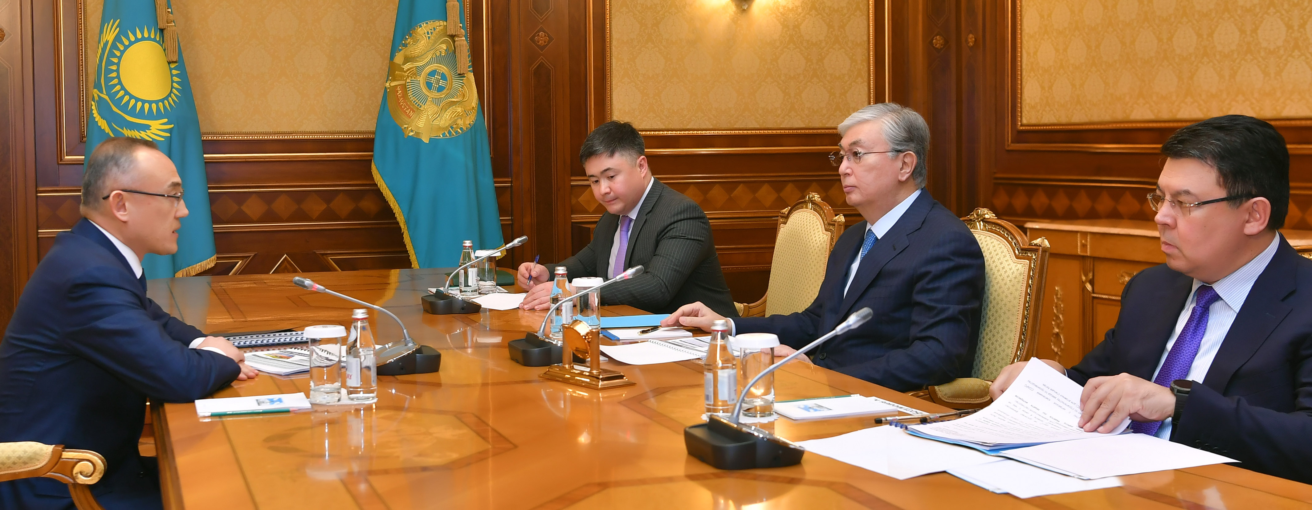 Касым-Жомарт Токаев принял председателя правления АО "НАК "Казатомпром"