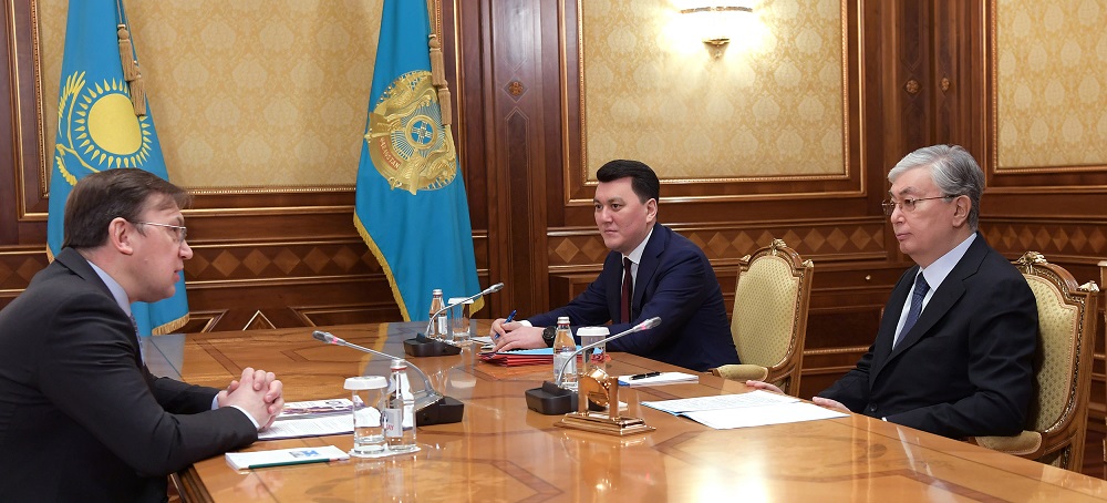 Касым-Жомарт Токаев принял члена Национального совета общественного доверия Михаила Дорофеева