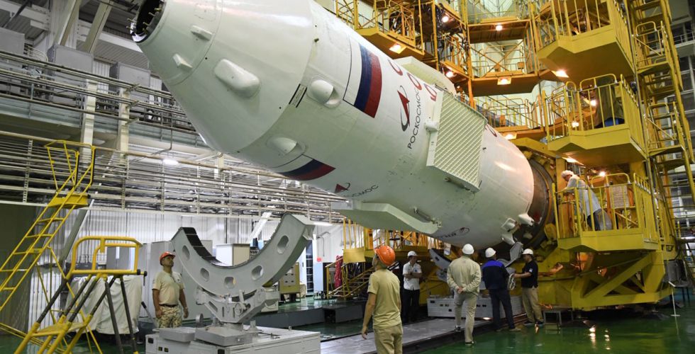 Ракету-носитель "Союз" вывезут на стартовый комплекс Байконура 19 августа