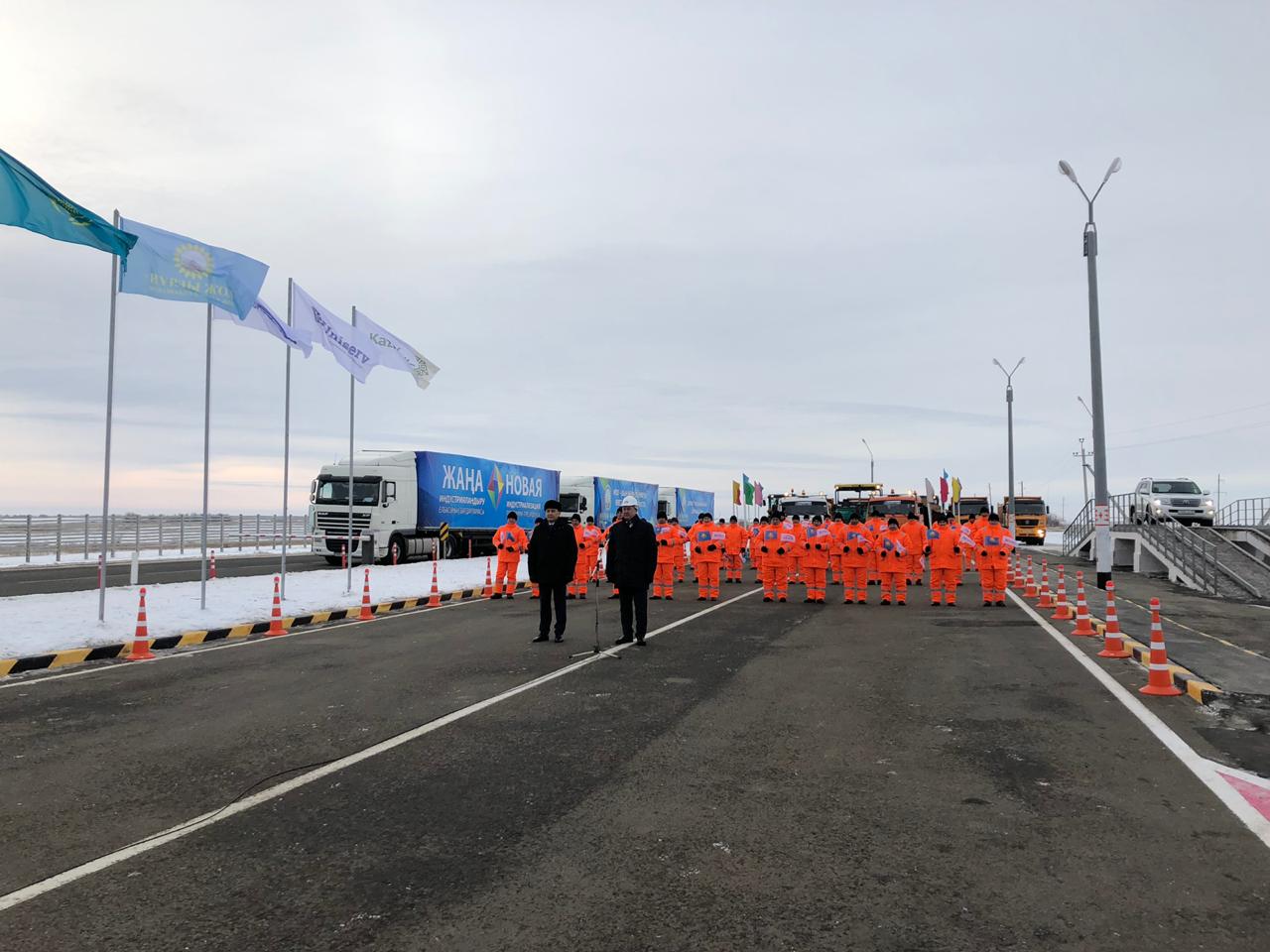Запущено движение по автодороге «Уральск-Таскала-граница РФ»