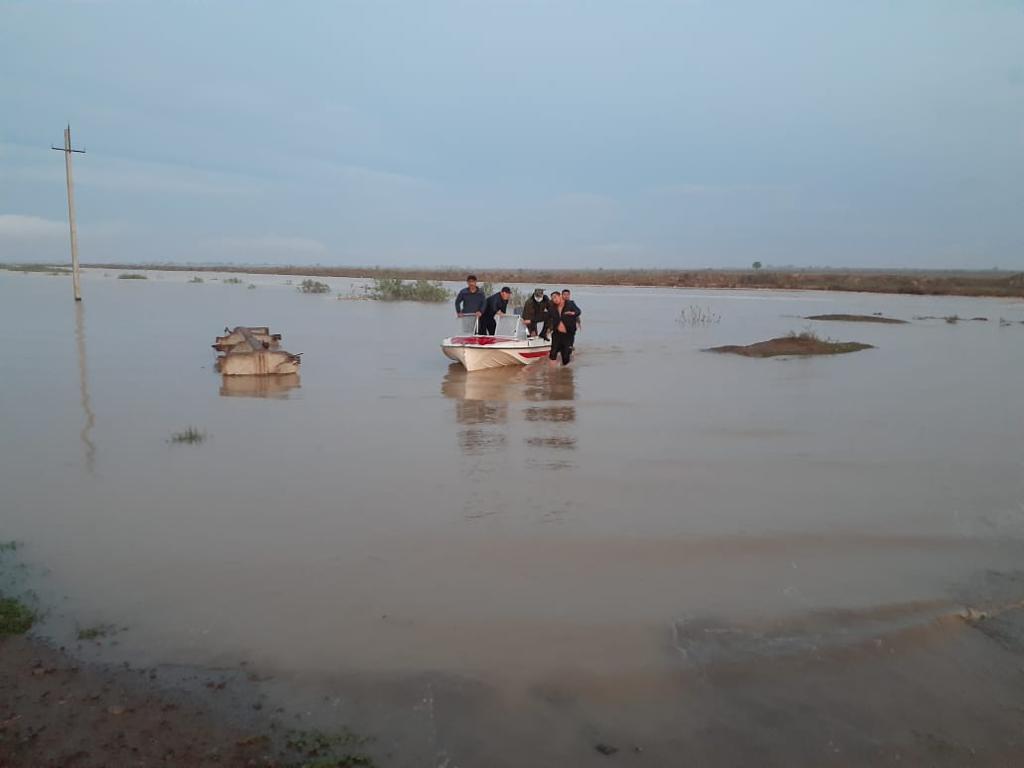 В Мактааральском районе затоплено третье село
