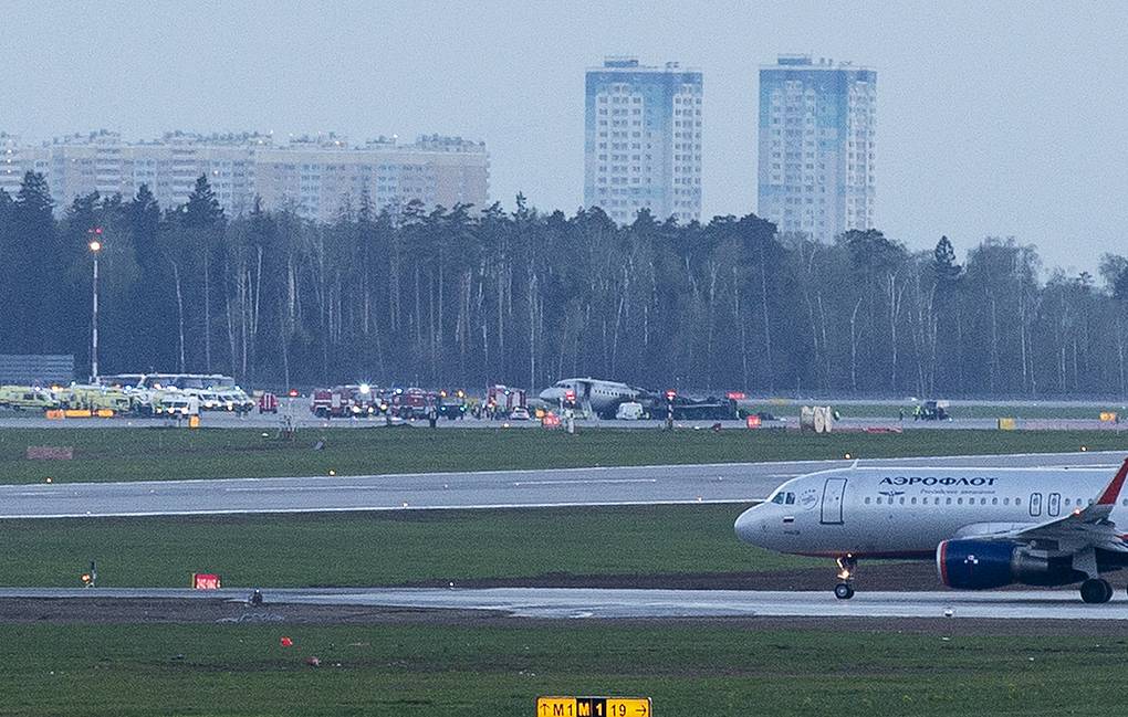 В ЧП при аварийной посадке самолета в аэропорту Шереметьево погиб 41 человек