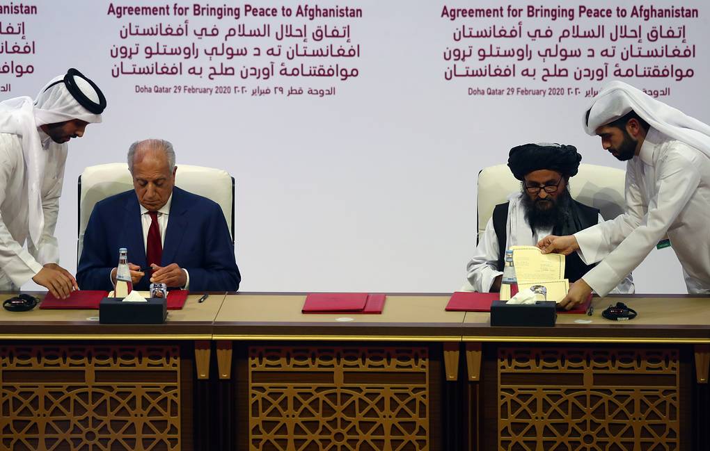 Талибы и США подписали историческое мирное соглашение в Катаре