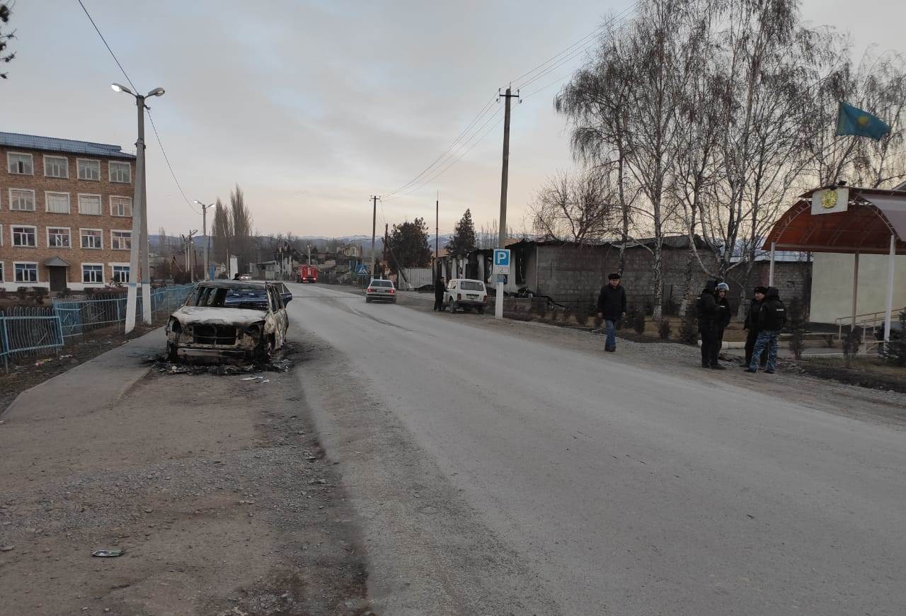 Обстановка в населенных пунктах на юге Казахстана, где произошли массовые беспорядки, спокойная