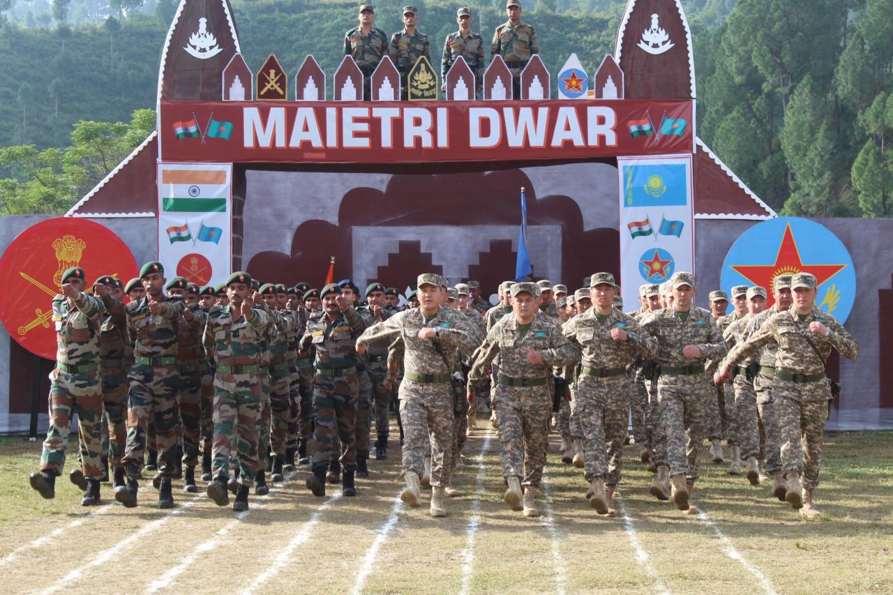 Совместные казахстанско-индийские военные учения стартовали в Индии