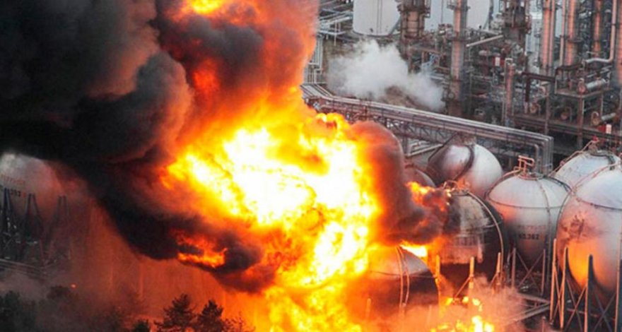 Взрыв вызвал пожар на заводе энергетической компании на востоке Китая