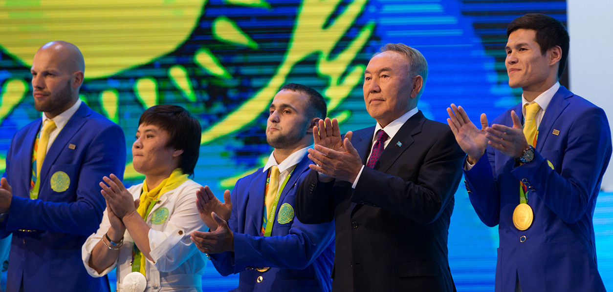Олимпийская команда Казахстана обратилась к первому президенту республики – Елбасы